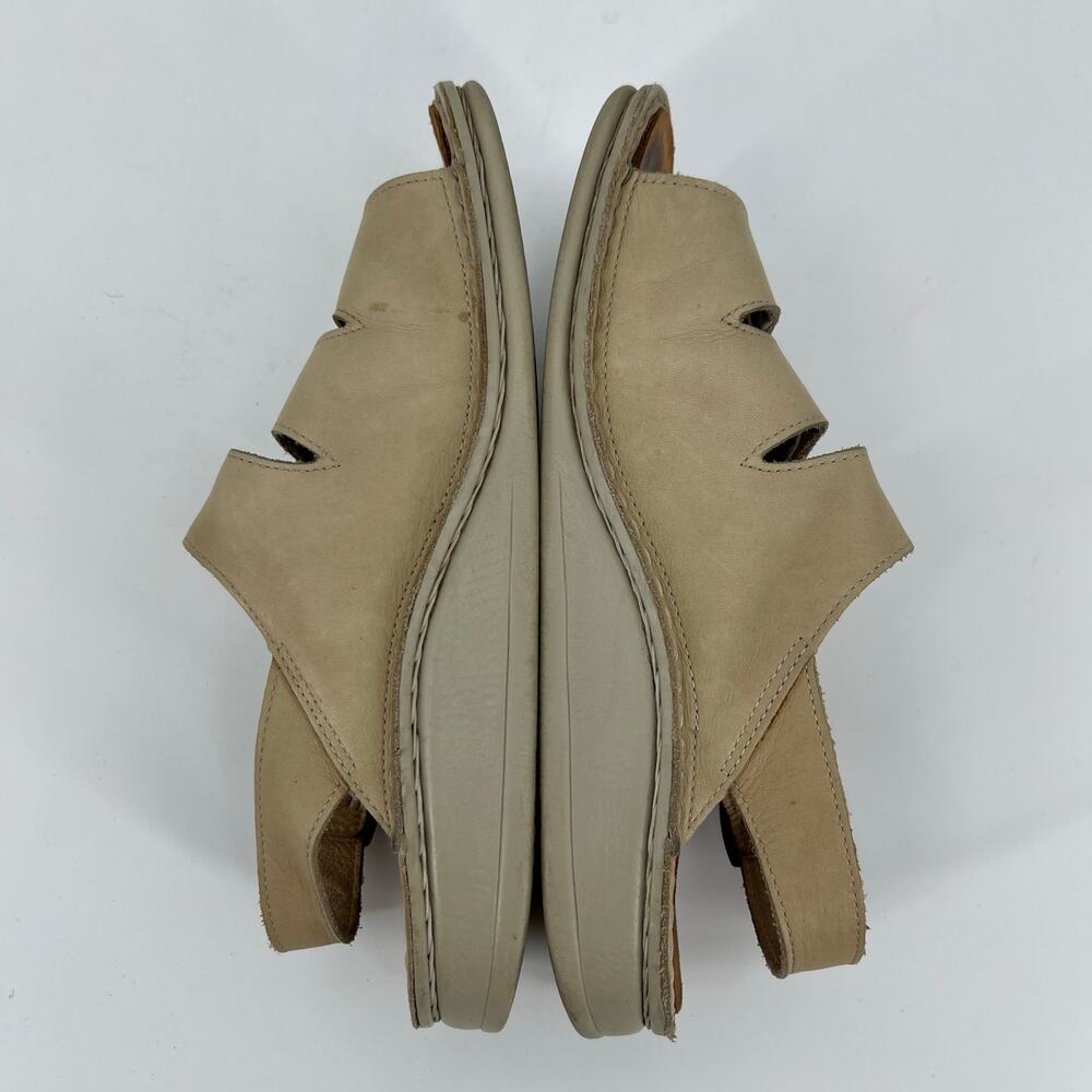 Finn Comfort Sylt Sandal EU 40 US 9 Rock Tan Leather Strappy Fisherman Germany - Picture 5 of 11